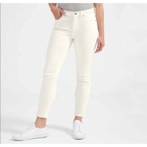 Everlane Mid Rise White Jean 31 Tall